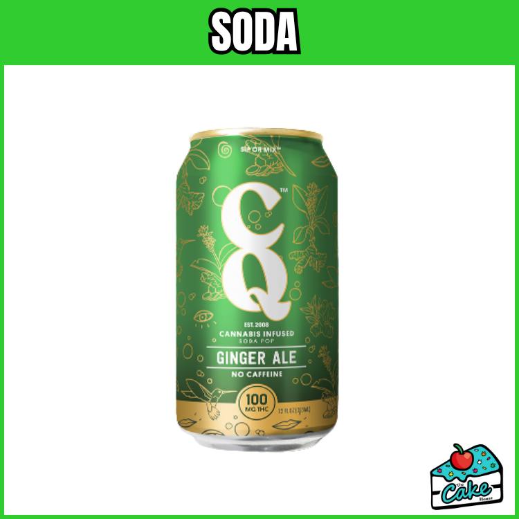 CQ | 100MG INFUSED SODA | GINGER ALE