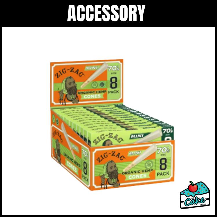 Zig Zag 70's Size Organic Hemp Cones