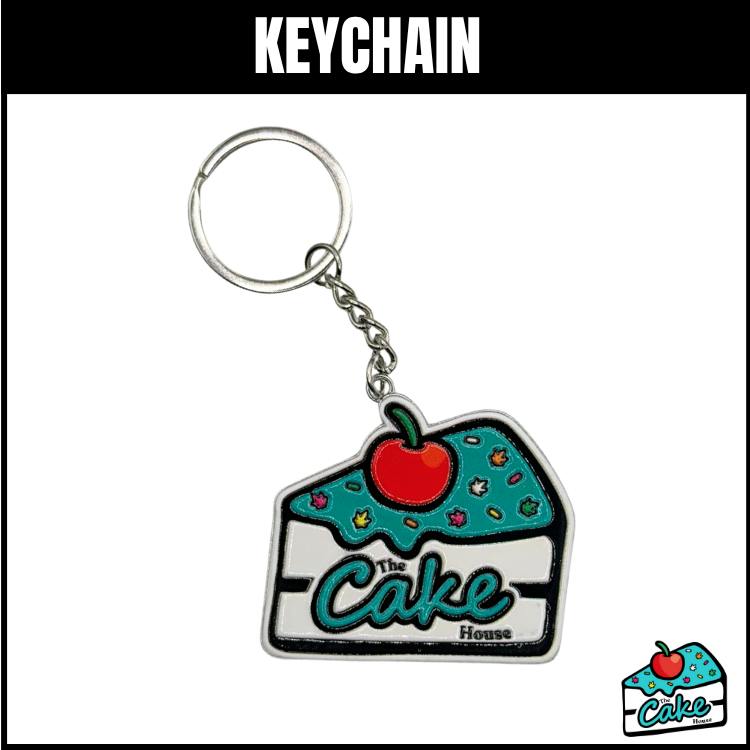 The Cake House Metal Key Chain