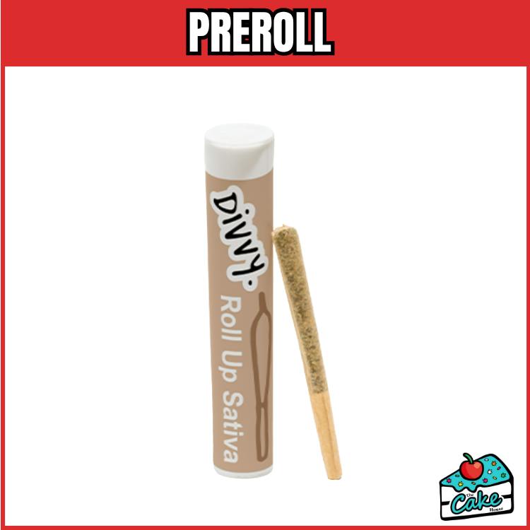 Divvy Infused 2 Pack 1g Pre Rolls - Orange Pop