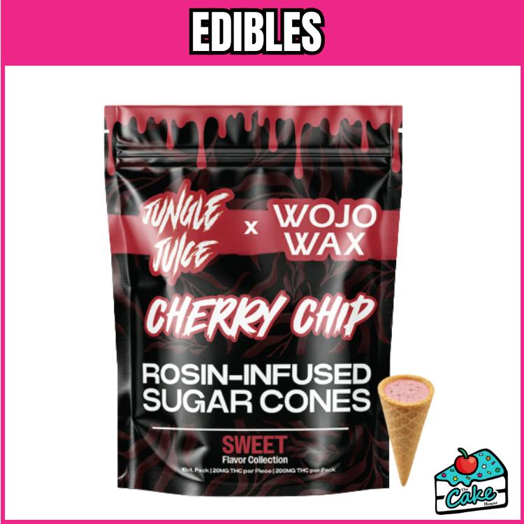 Wojo 200mg Live Rosin Infused Cones - Cherry Chip