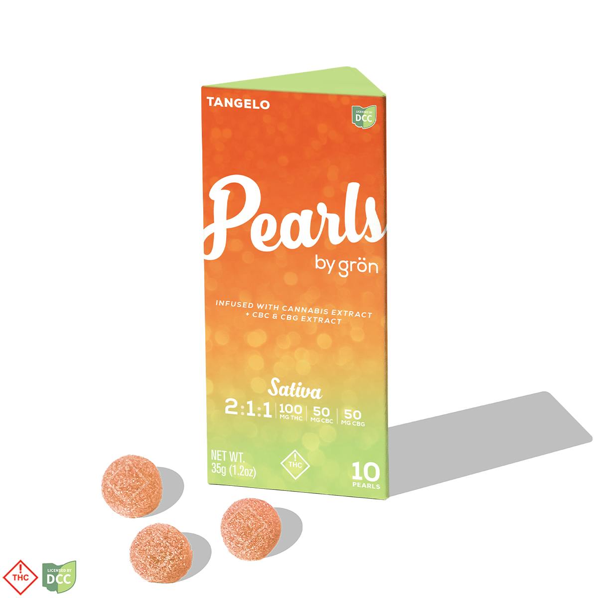 Tangelo Gummies 2:1:1 THC:CBC:CBG - 100 mg