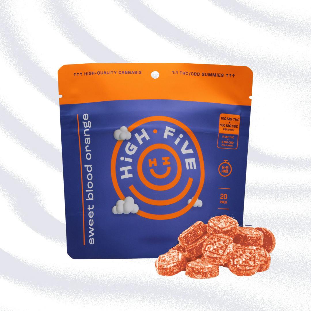 Gummies | High Five Blood Orange 1:1