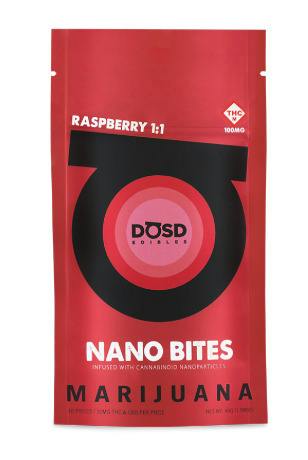 Gummies | DOSD Raspberry 1:1 10 pack