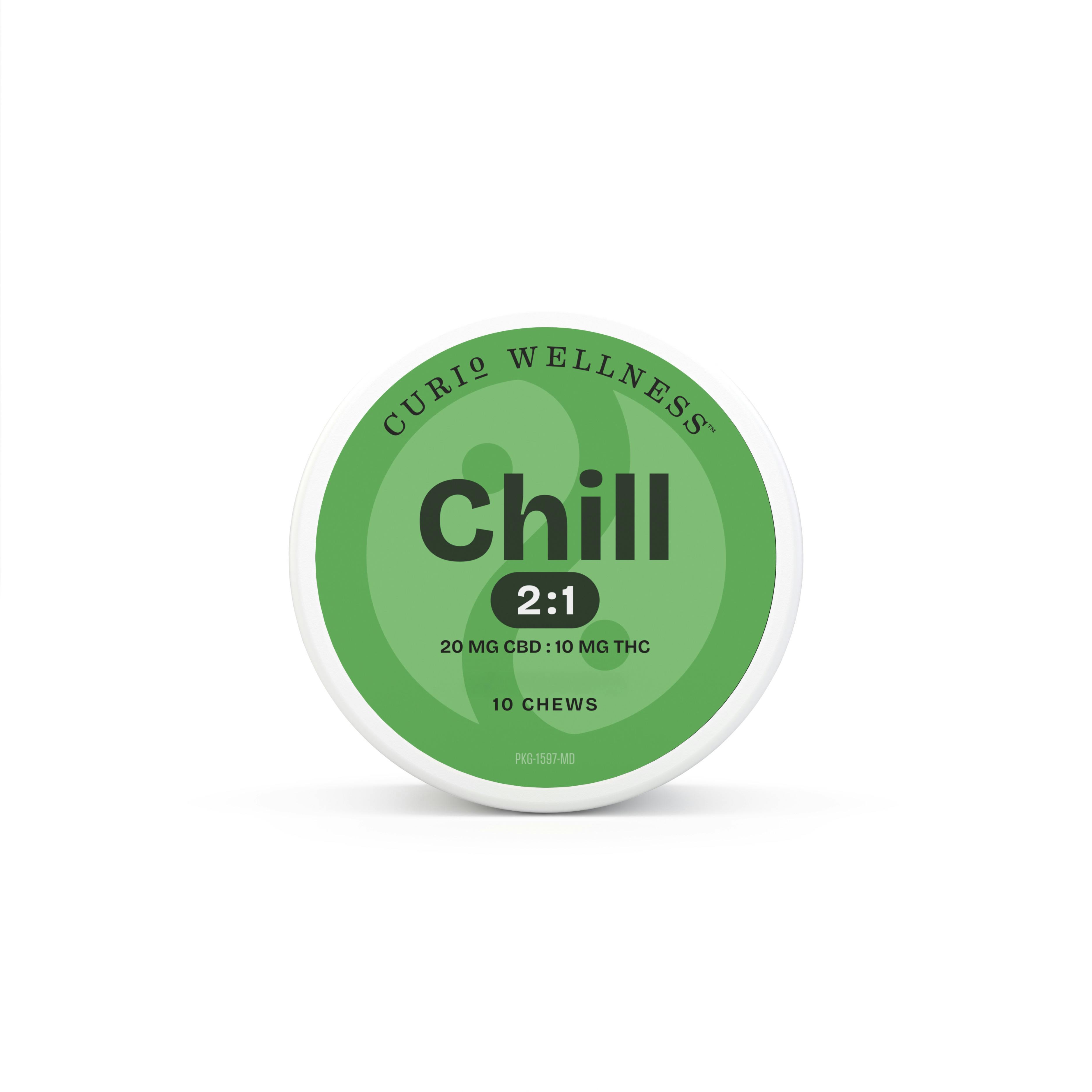 Terpene Chews 20pk | Curio Wellness Chill: Mango Momentum