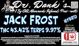 Aero Labs - Dr. Dank's 1.5g Co2 Infused Pre-Roll - Jack Frost - Hybrid