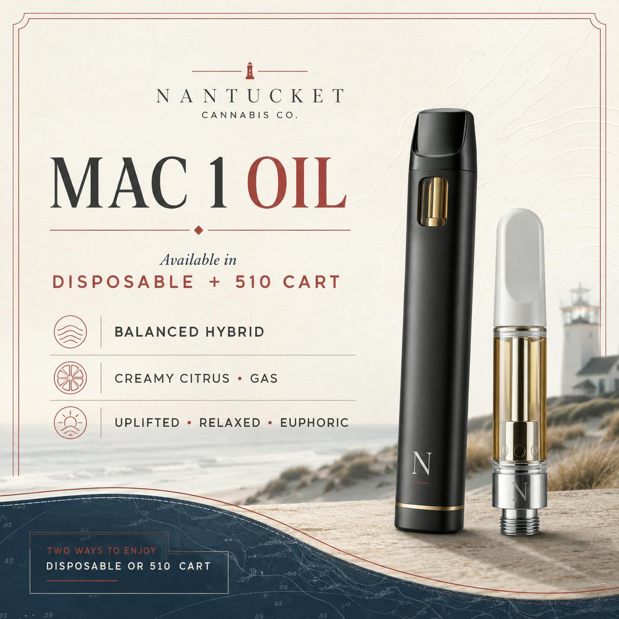 Mac 1 FSO Edge Disposable - 1G at ACK Natural Cannabis Dispensary