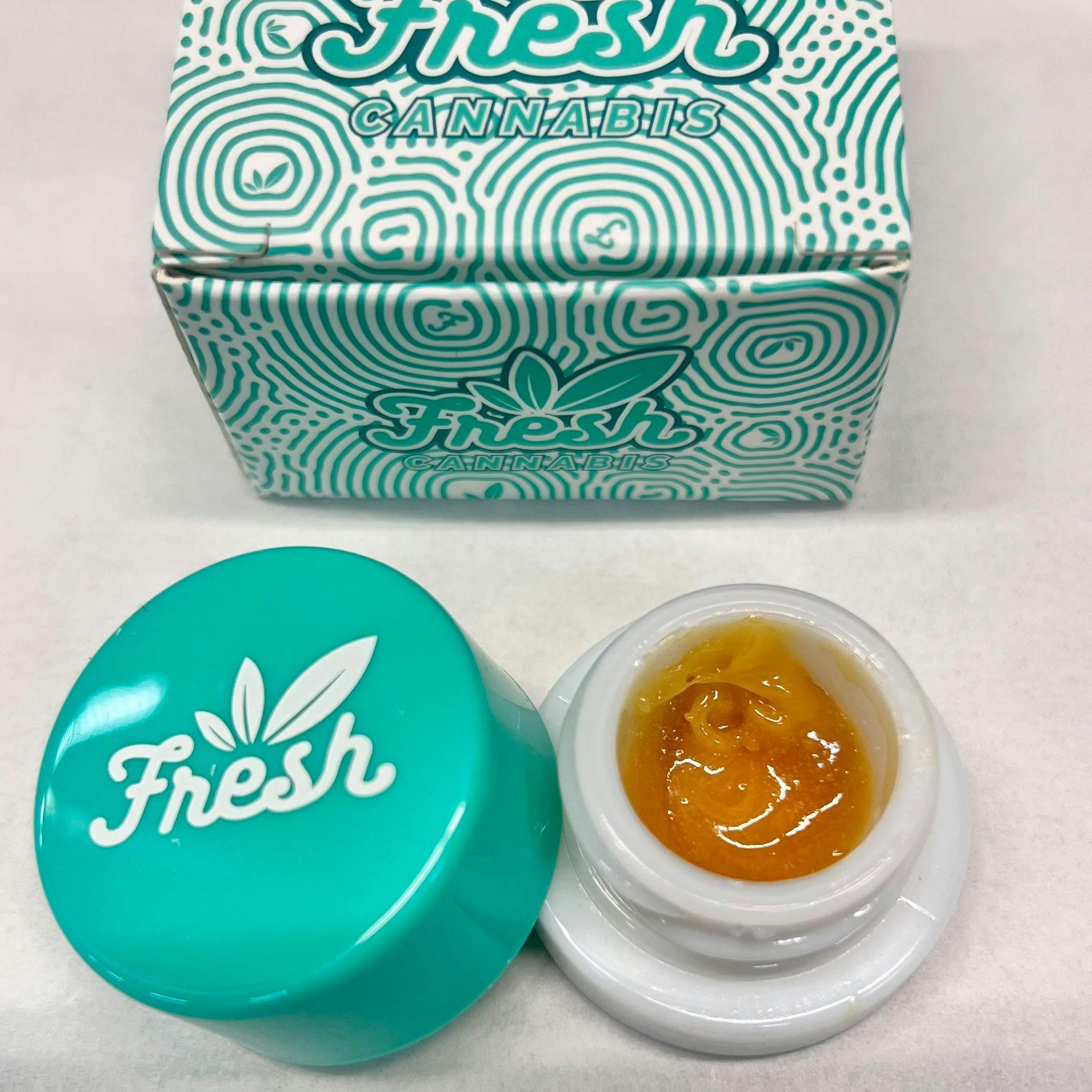 Live Rosin - 1.0g - White Kali (Jam) at Fresh Dispensary - Newark