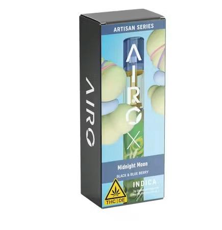 AIRO - 0.5g AIO Vaporizer - Midnight Moon - Black & Blue Berry at Fresh Dispensary - Seaford
