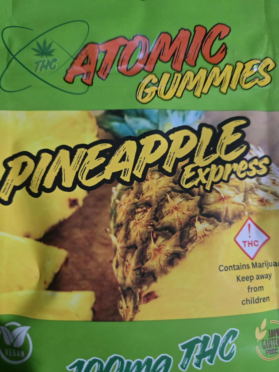Atomic | Pineapple Express | 100mg Gummies