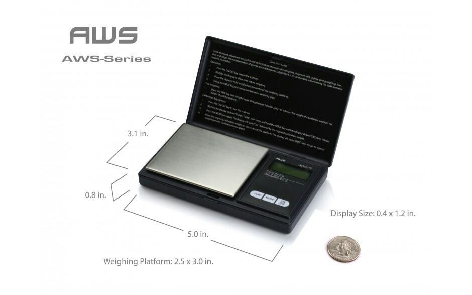 AWS Signature Series - Digital Pocket Scale 100g x 0.1g - Multi Color