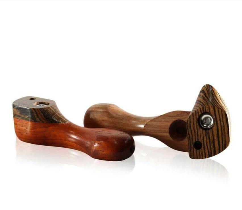 Wood Hand Pipes - Assorted Colors