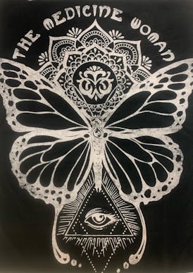 Black - Iron Butterfly - T Shirt - M