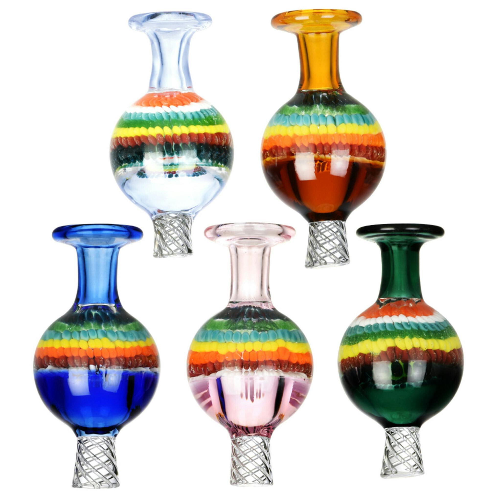 Rainbow Dots Cyclone Spinner Carb Cap