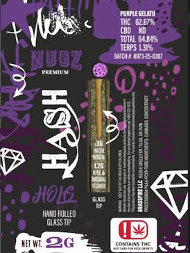 Nugz Hash Holes 2g prerolls