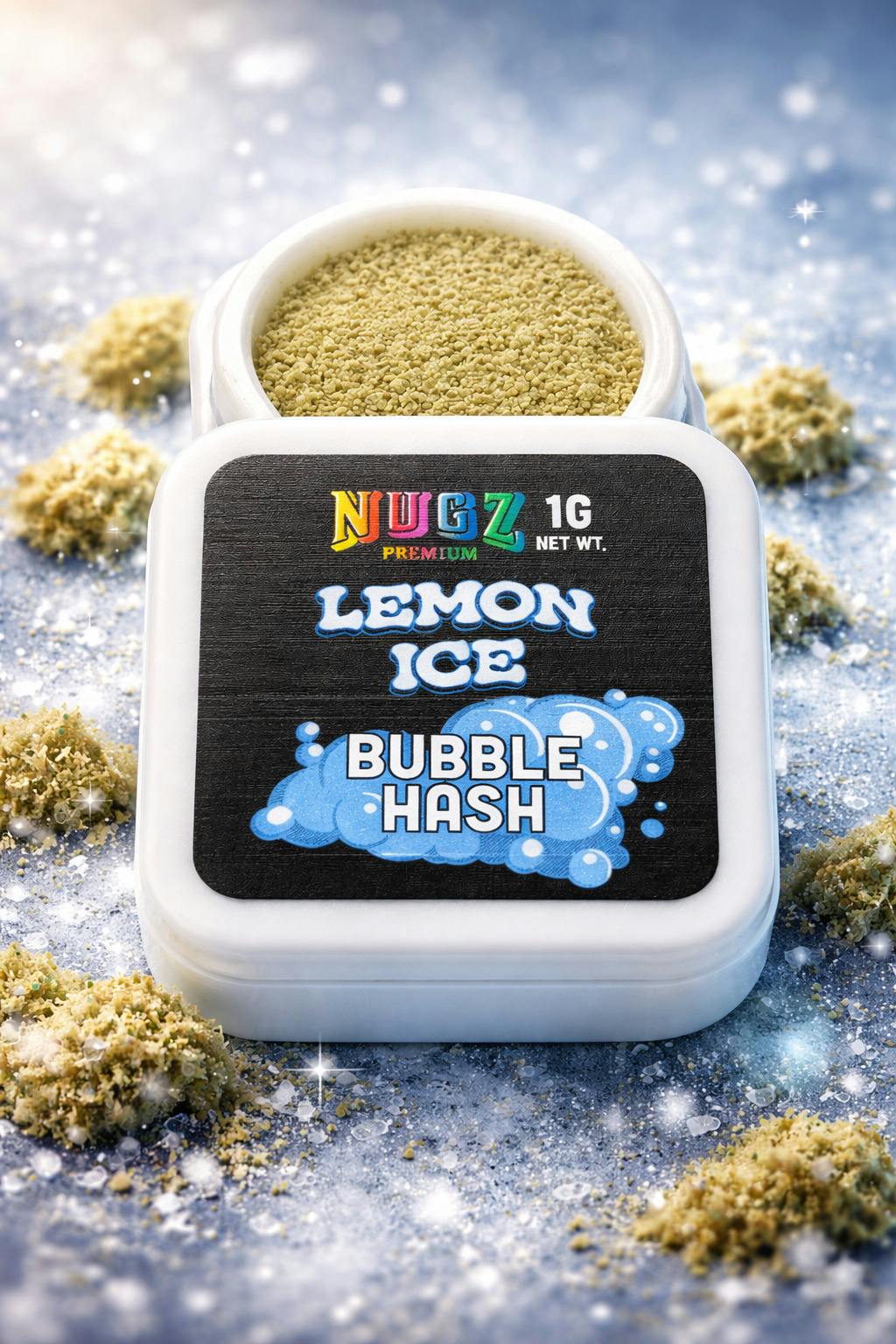 Nugz - Lemon Ice Bubble hash