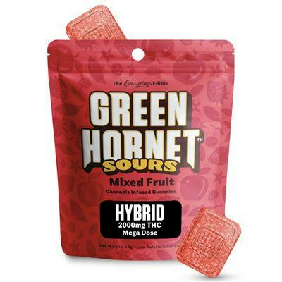 Green Hornet 1000mg Mega dose Blue Raspberry