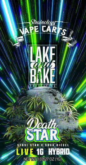 Lake and Bake 1g Cart Live Death Star - $10