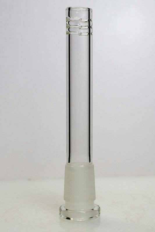 Clear Glass Downstem - 6"