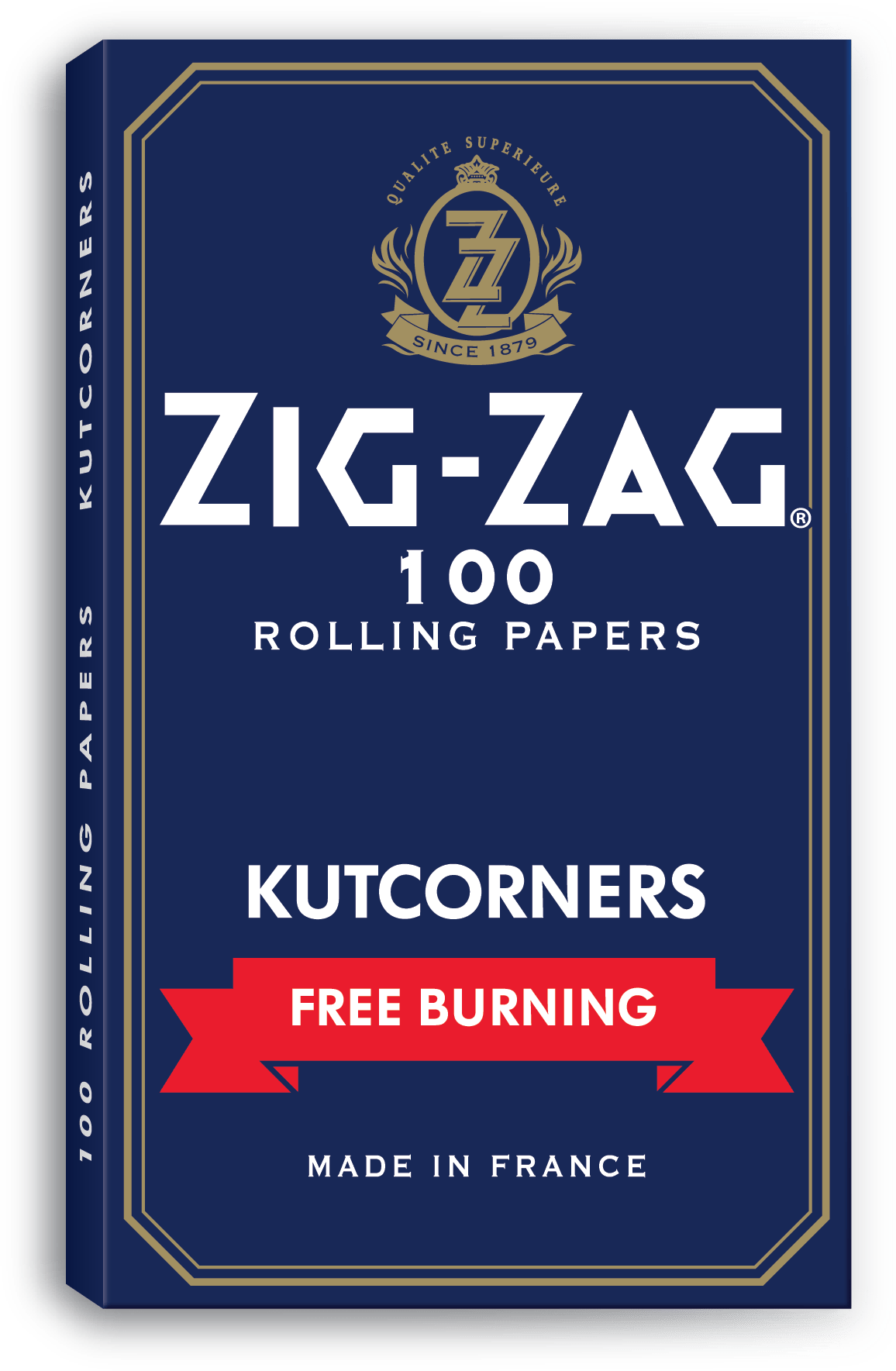 Zig Zag - Kutcorners Free burning - Dark Blue