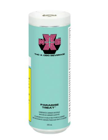 Paradise Treat 10mg THC + 10mg CBG + Guarana - 355ml Blend