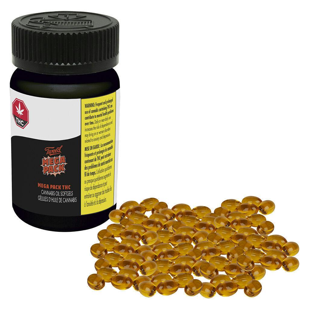 Mega Pack THC Capsules - 100pc Blend