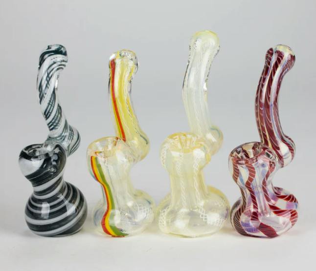5" Fancy Glass Bubbler (Assorted)