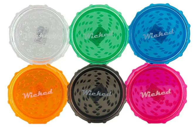 Wicked | Plastic Herb Grinder 2pts