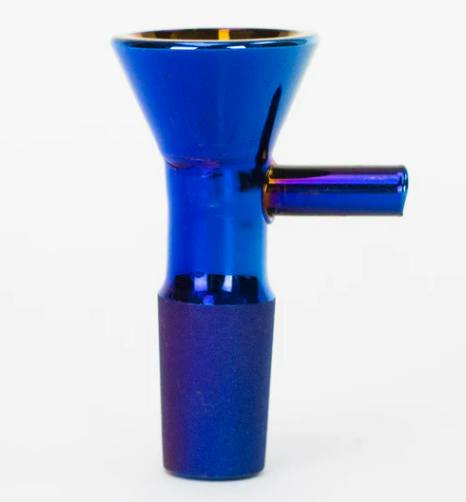 Electroplated Glass Bowl - 14mm (Blue)