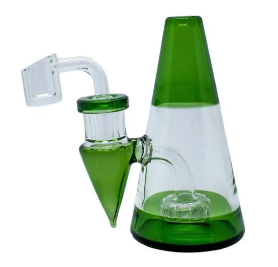 5" Minimalist Dab Rig (Lime Green)