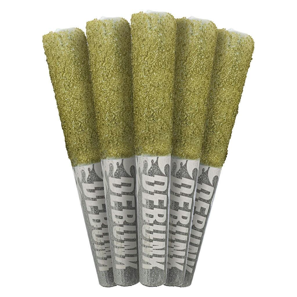 24k Gold Triple-Infused Bubble Hash Darts Infused Pre-Rolls - 5x0.5g Sativa