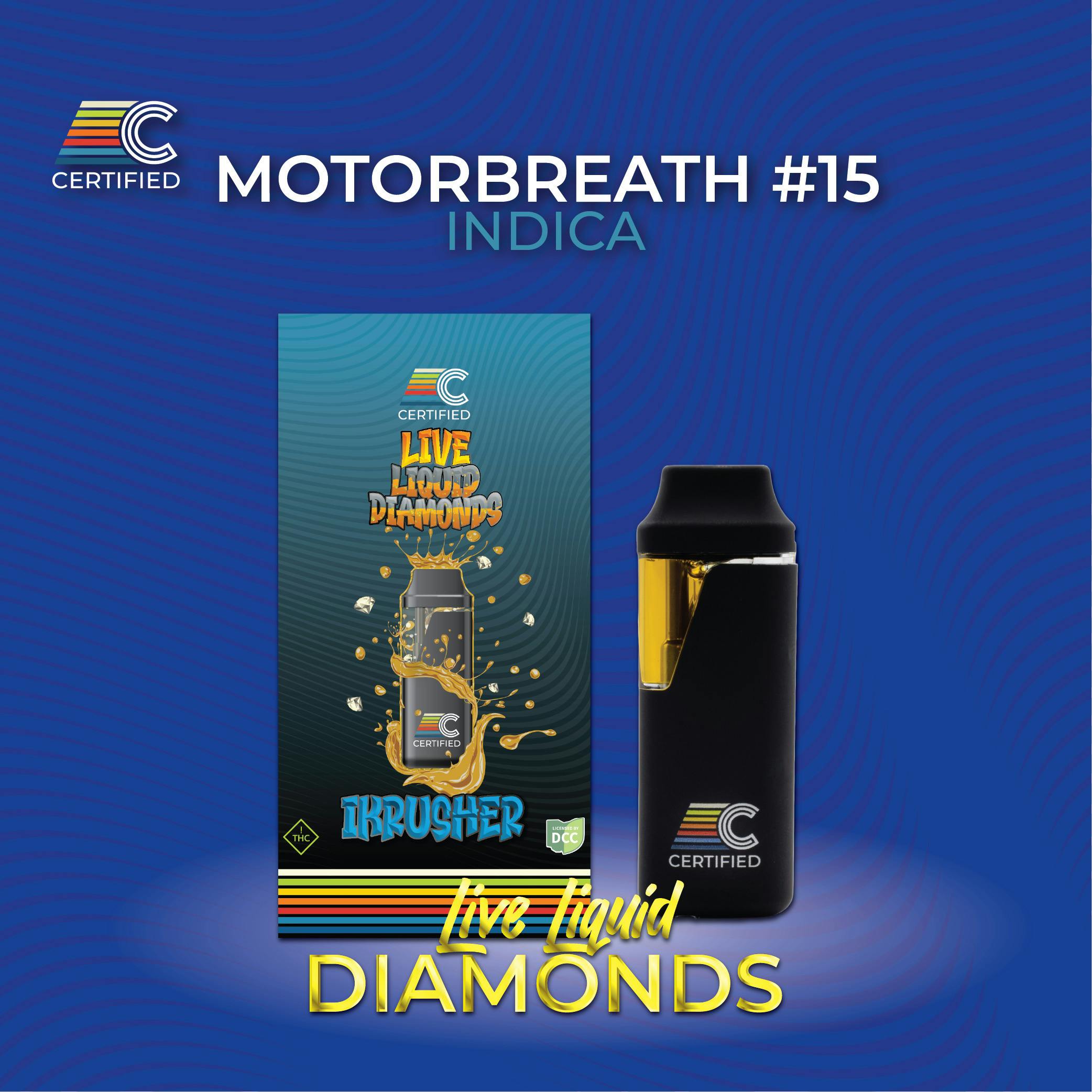 Motorbreath #15 Live Liquid Diamonds iKrusher - 1g Disposable
