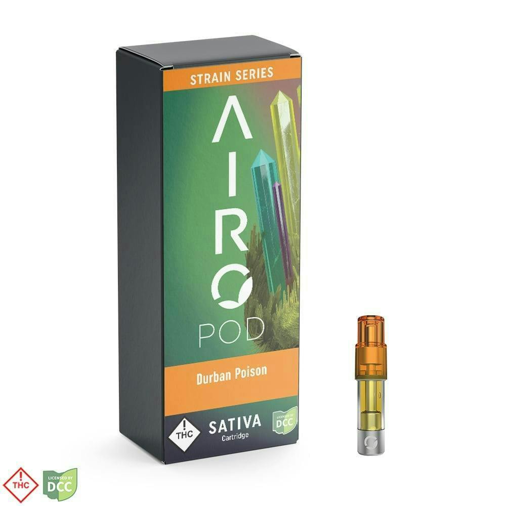 Durban Poison Strain Series Distillate - 1g Cartridge