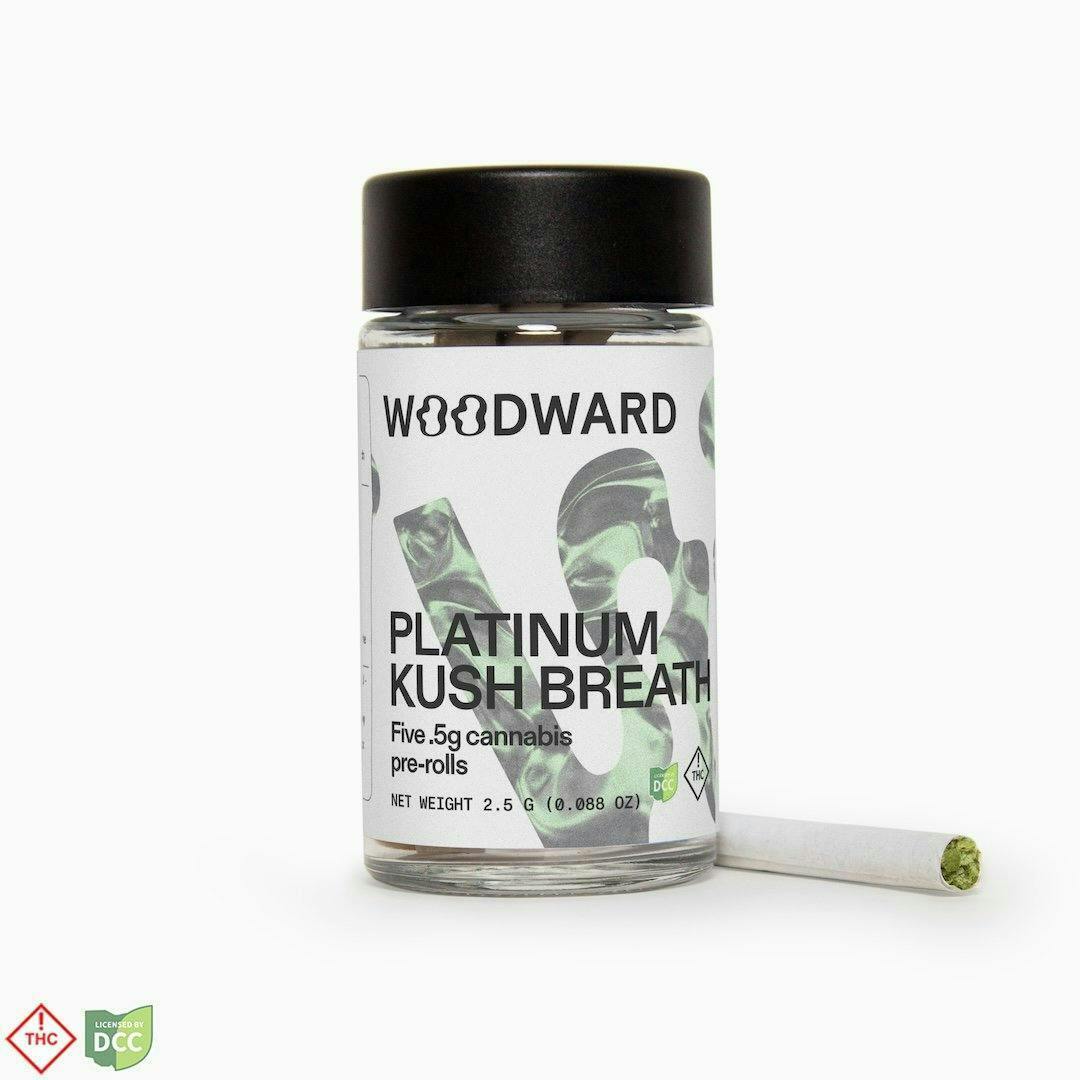 Platinum Kush Breath - 2.5g 5pk Flower Pre-Rolls