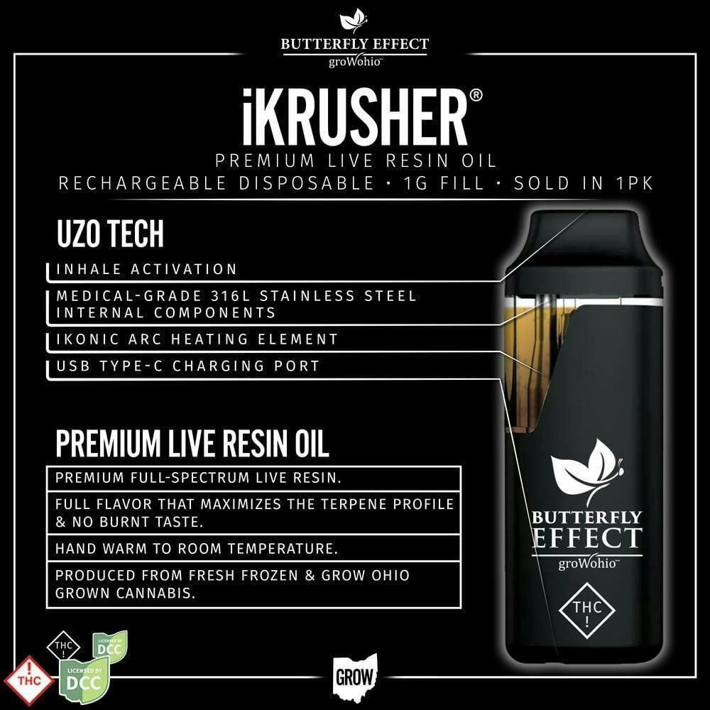 Lemon G Live Resin iKrusher - 1g Disposable