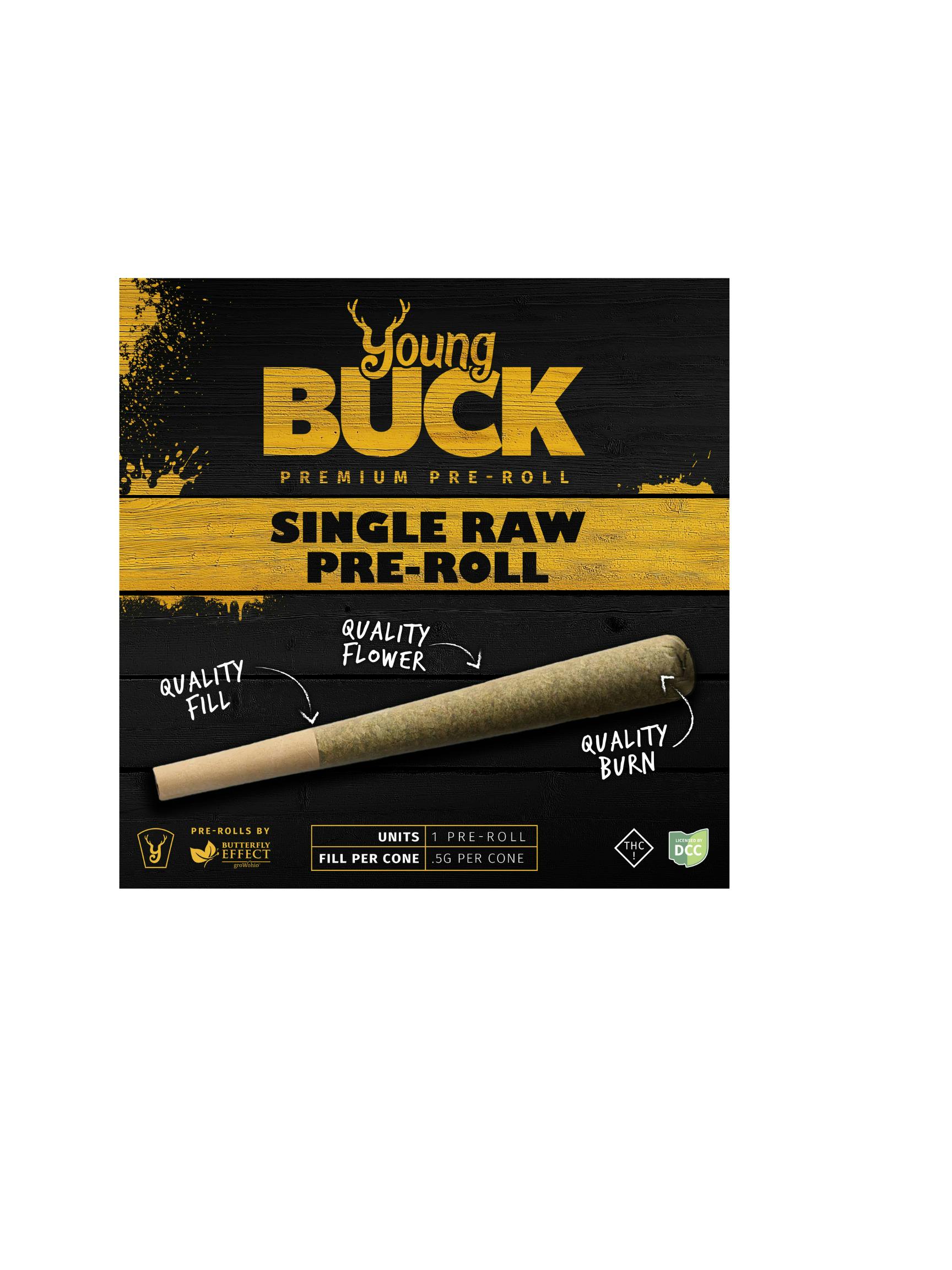 Young Buck Notorious - .5g Flower Pre-Rolls