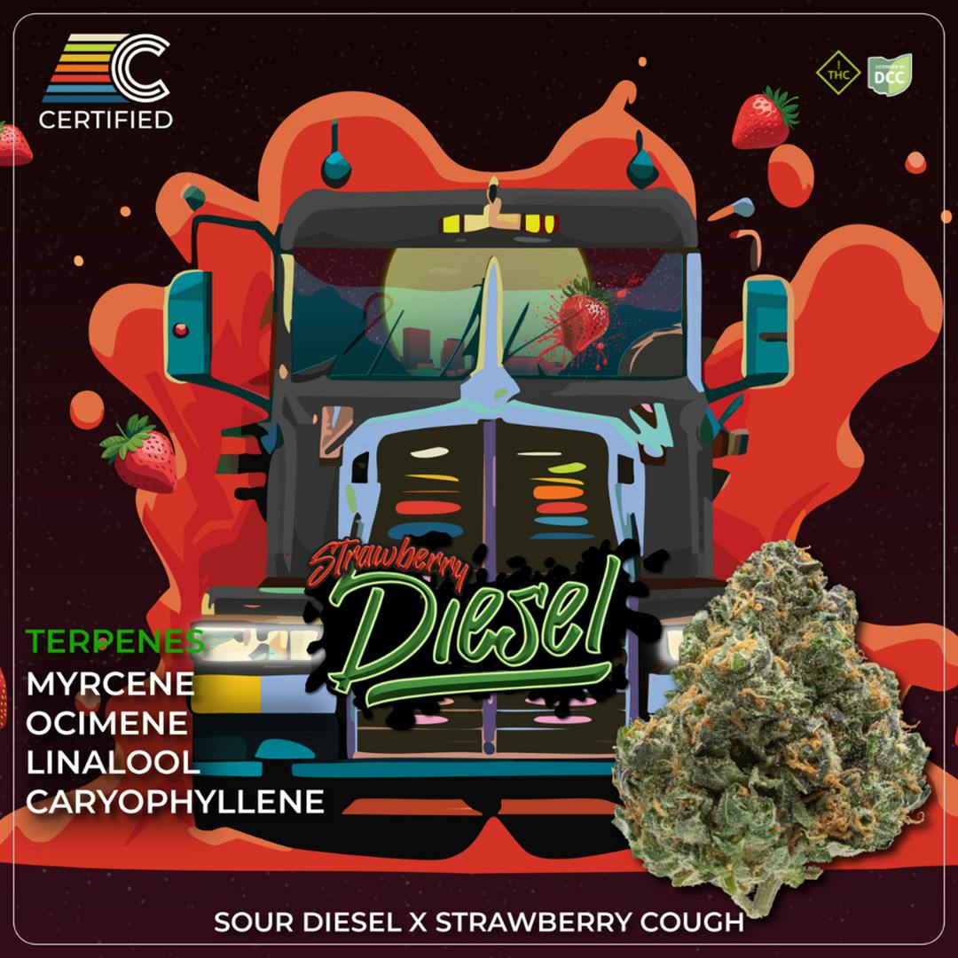 Strawberry Diesel - 1g 2pk Flower Pre-Rolls