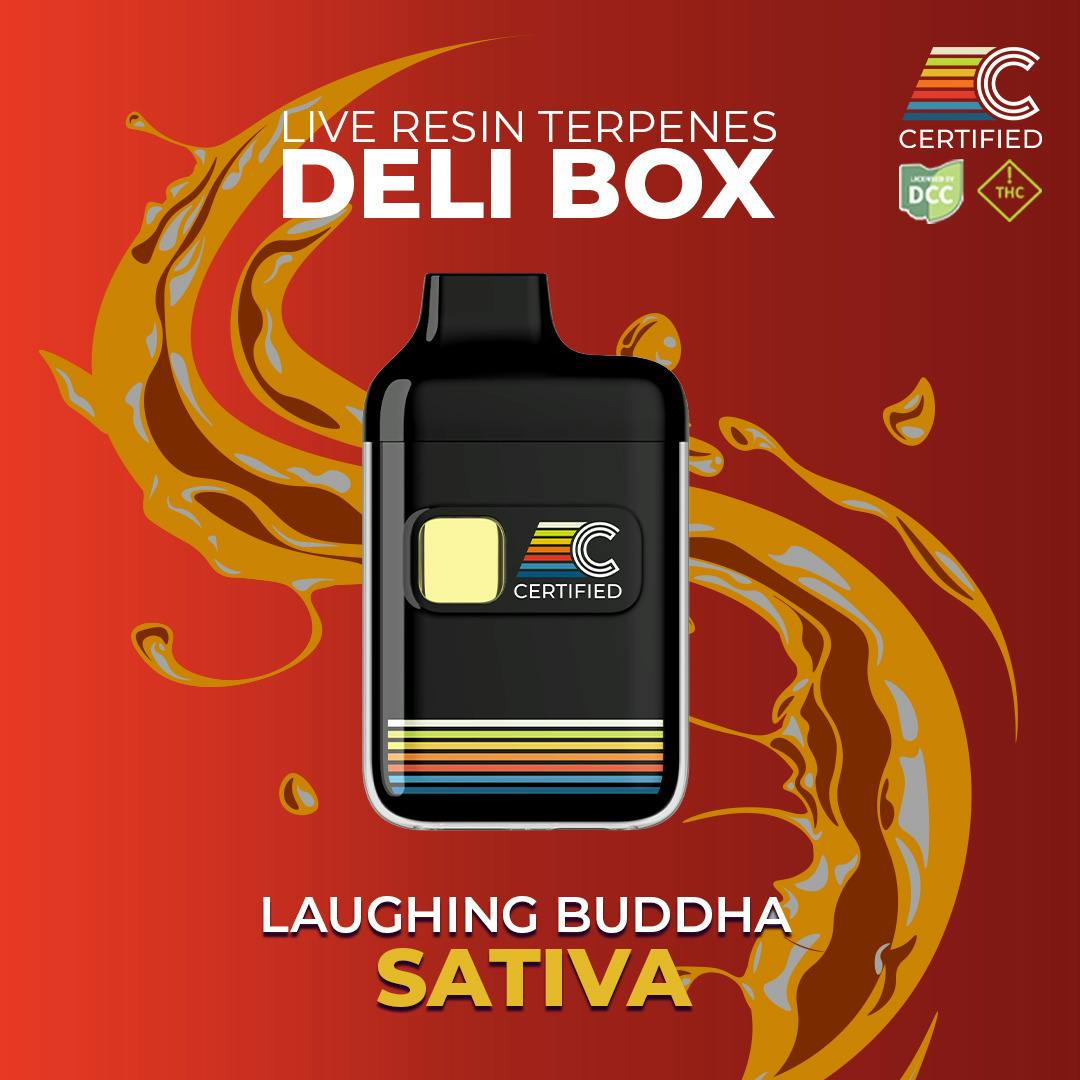 Laughing Buddha Live Resin Terpene DeliBox - 1g Disposable
