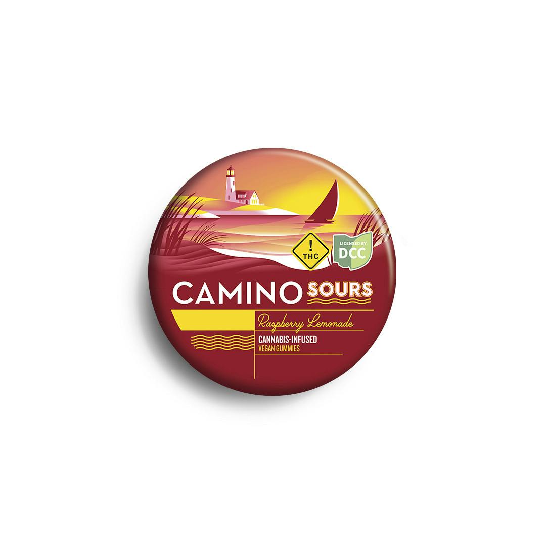 Raspberry Lemonade Camino Sours - 110mg 10pk Gummies