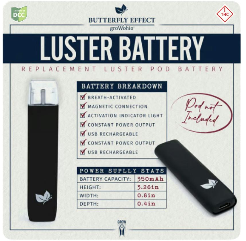 Luster Battery Black