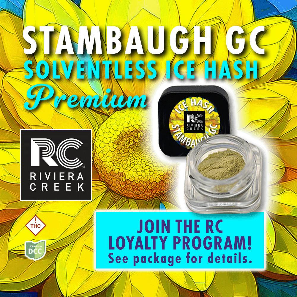 Stambaugh GC Ice Hash - .5g Solventless Concentrates