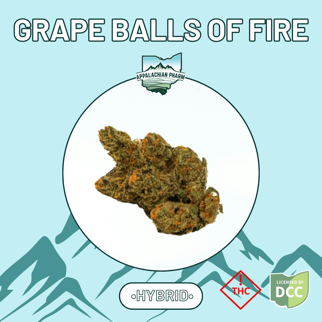 Grape Balls of Fire - 2.83g Whole Flower