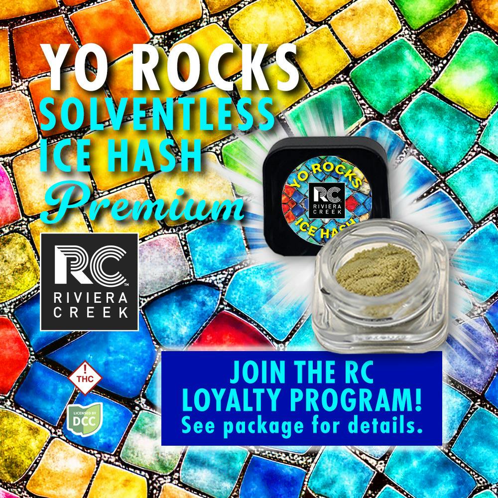 YO Rocks Ice Hash - .5g Solventless Concentrates
