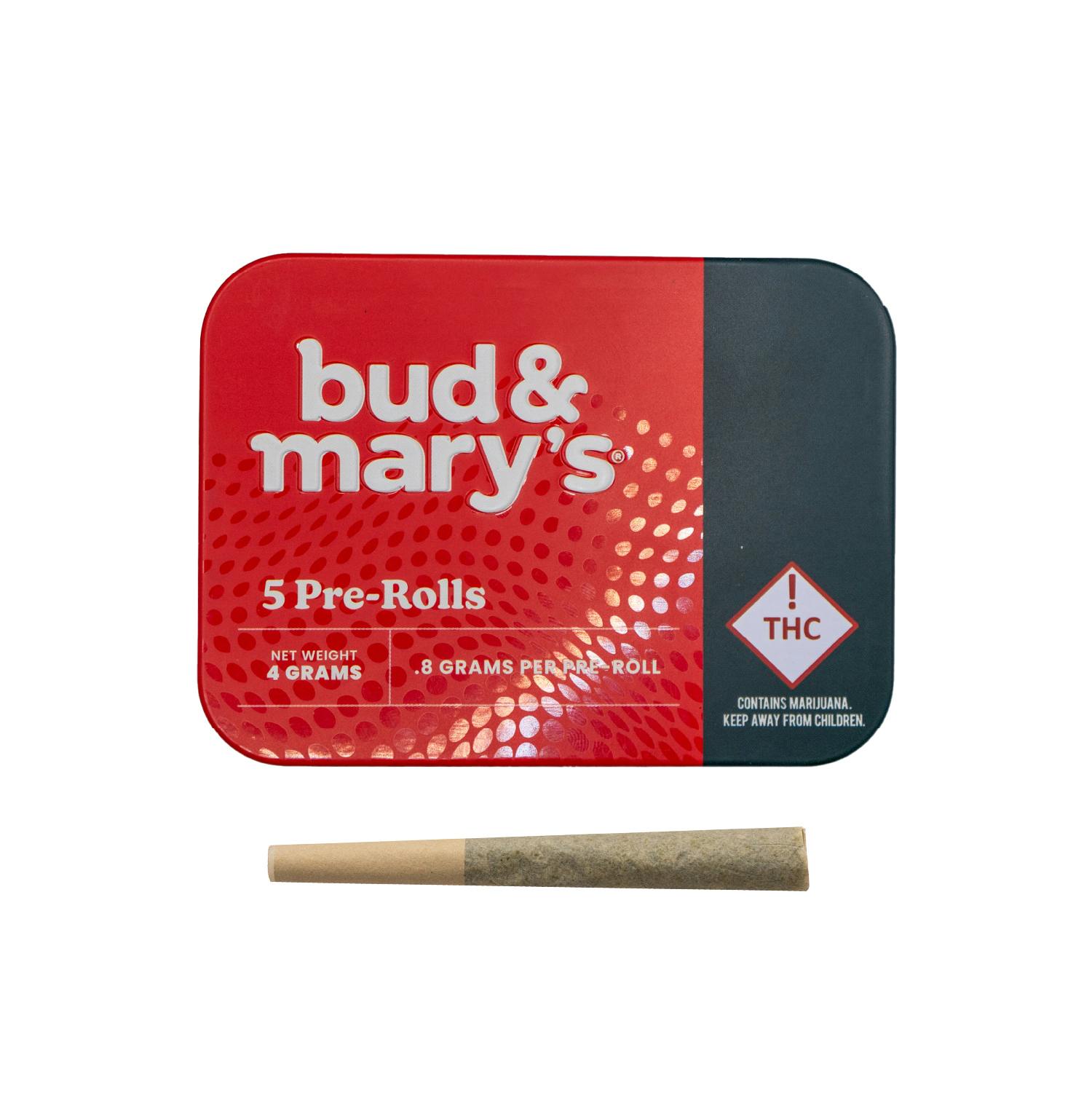 Bud & Mary's - Infused PreRoll 5pk - Dankarooz (H)