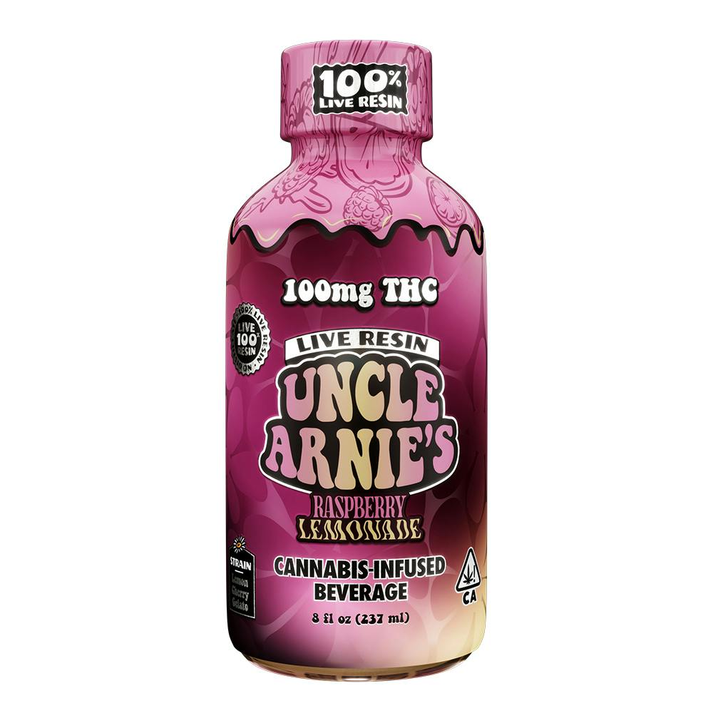 Uncle Arnies - Raspberry Lemonade - Live Resin Drink