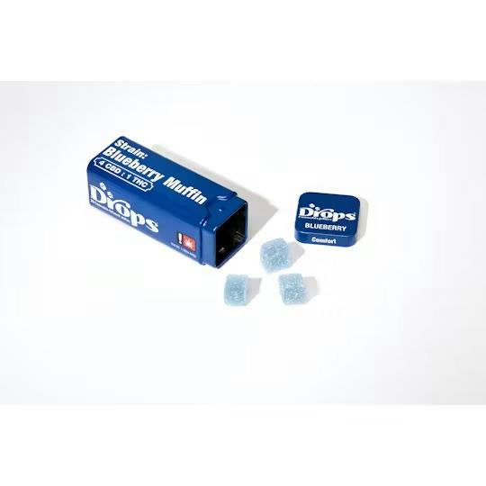 Drops – Blueberry - 4:1 CBD:THC - Rosin Gummies 20pk