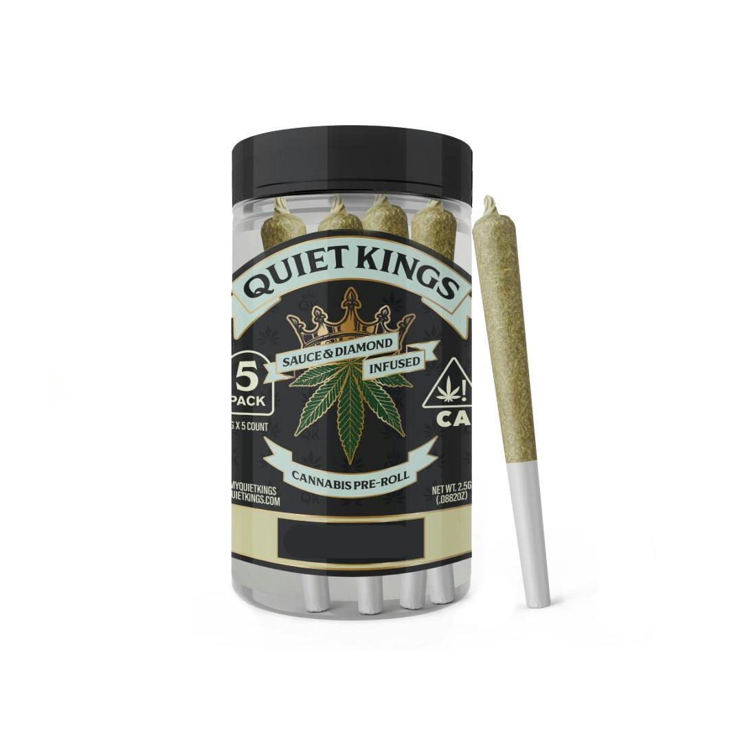 Quiet Kings - Blue Poison - Preroll 5pk