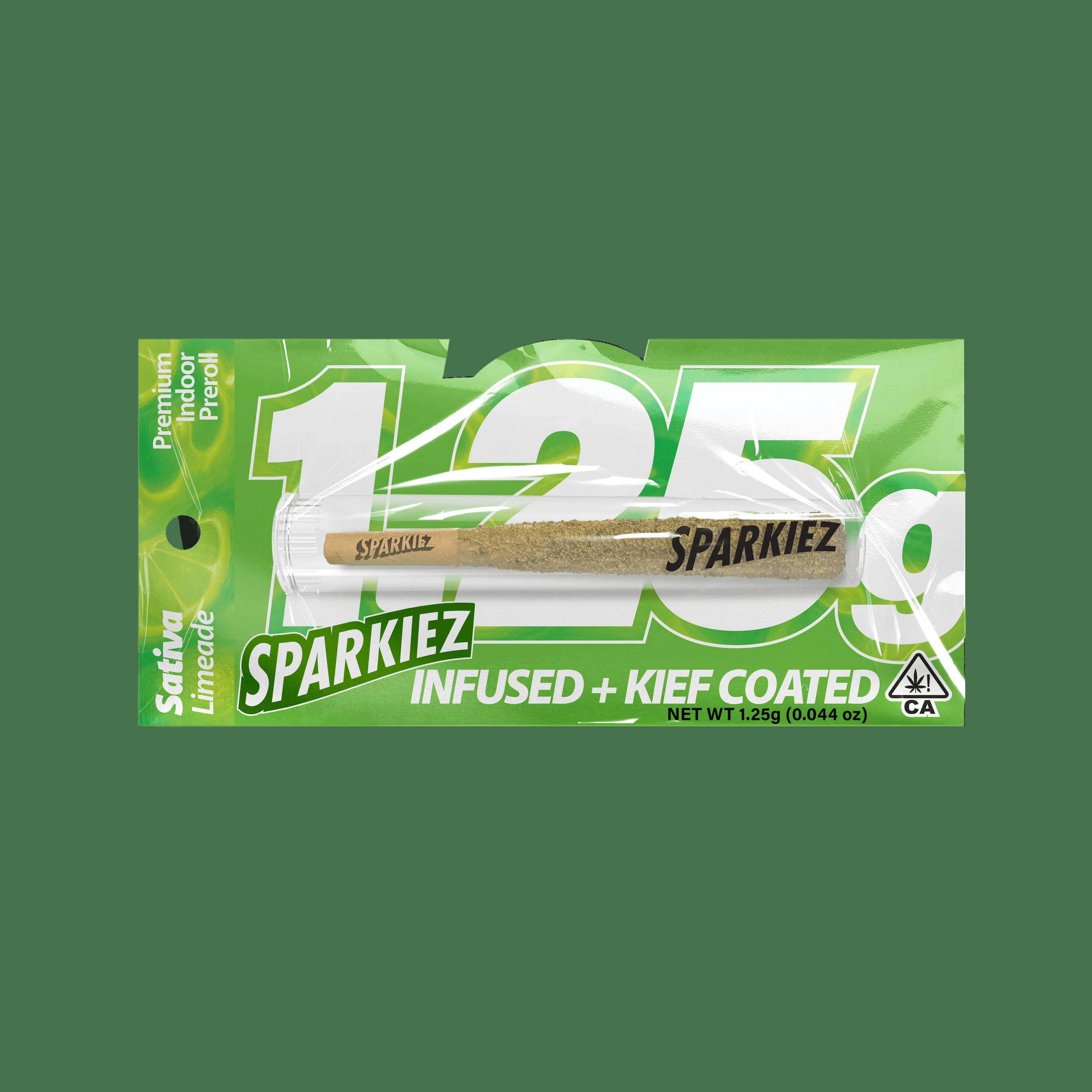 Sparkiez - Limeade: Indica - Infused Preroll