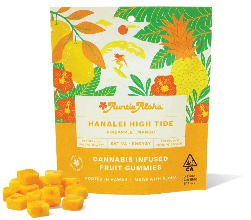Hanalei High Tide Gummies 10 ct - 100 mg