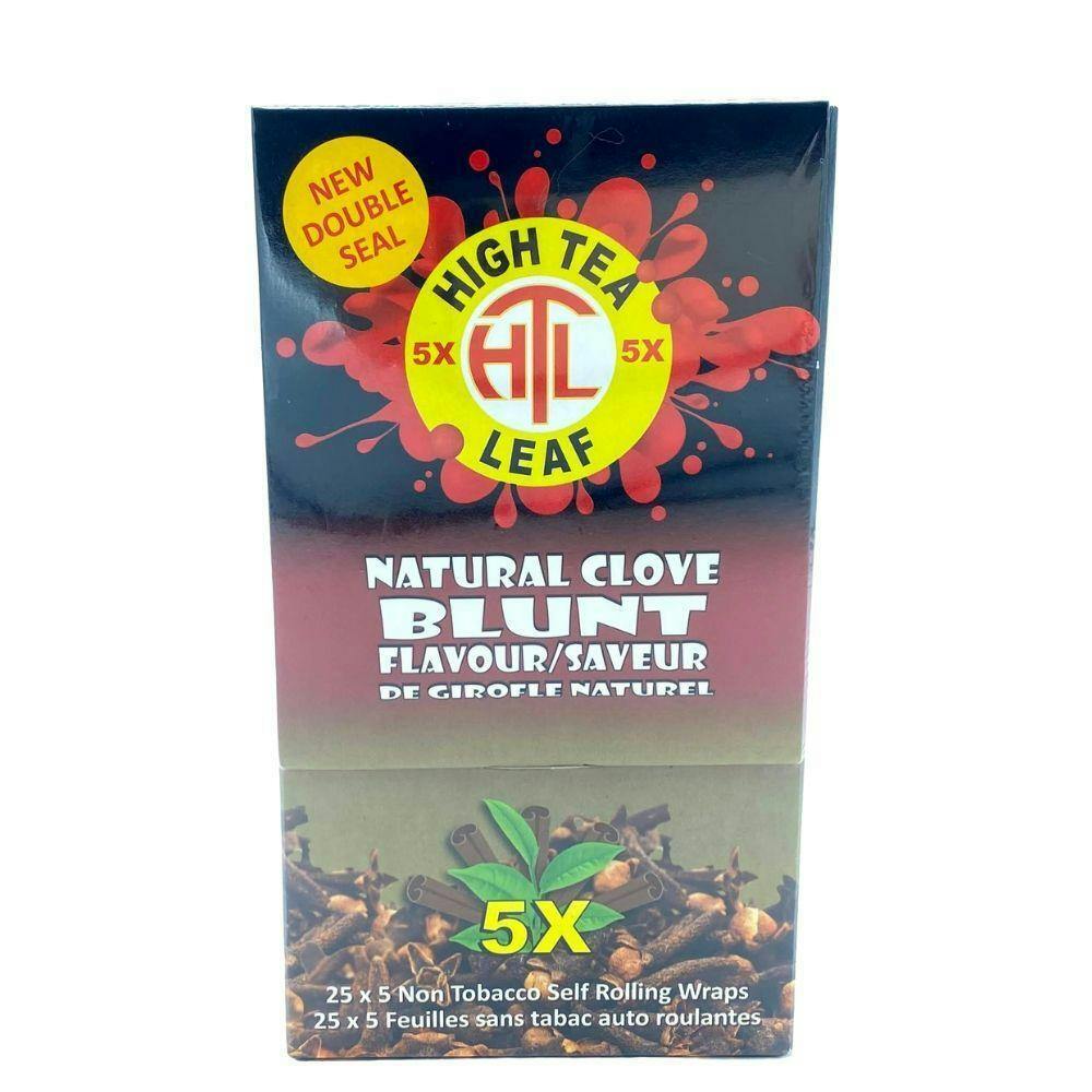 High Tea Leaf Blunt Wrap - Natural Clove